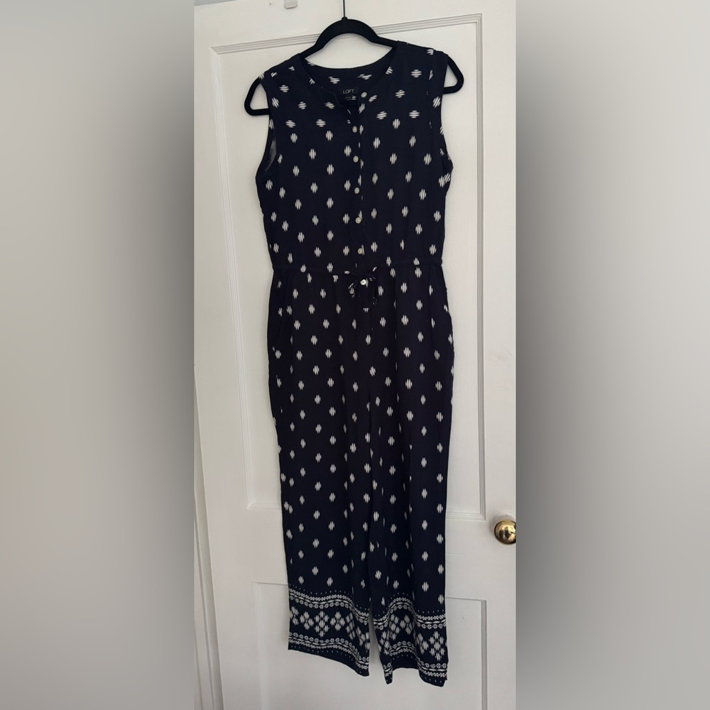 LOFT Patterned Jumpsuit